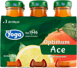 YOGA OPTIMUM FRUIT JUICE ACE GLASS 125 ML X6 (8 IN A BOX)