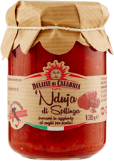 DELIZIE CALABRIA SPREAD SALAME NDUJA DI SPILINGA 135 GR (12 in a box) SPICY