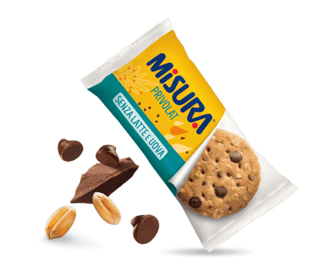 MISURA PRIVOLAT BISCOTTI CEREALS AND CHOCOLATE CHIPS MULTIPACK X6 280 GR (10 in a box)