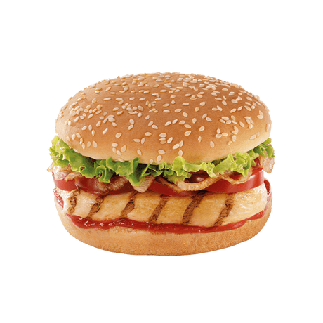 ROBERTO BREAD MAXI HAMBURGER WITH SESAM SEEDS X4 300 GR (7 in a box)