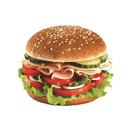 ROBERTO BREAD WHOLMEAL MAXI HAMBURGER INTEGRALE WITH SESAM SEEDS X4 300 GR (8 in a box)