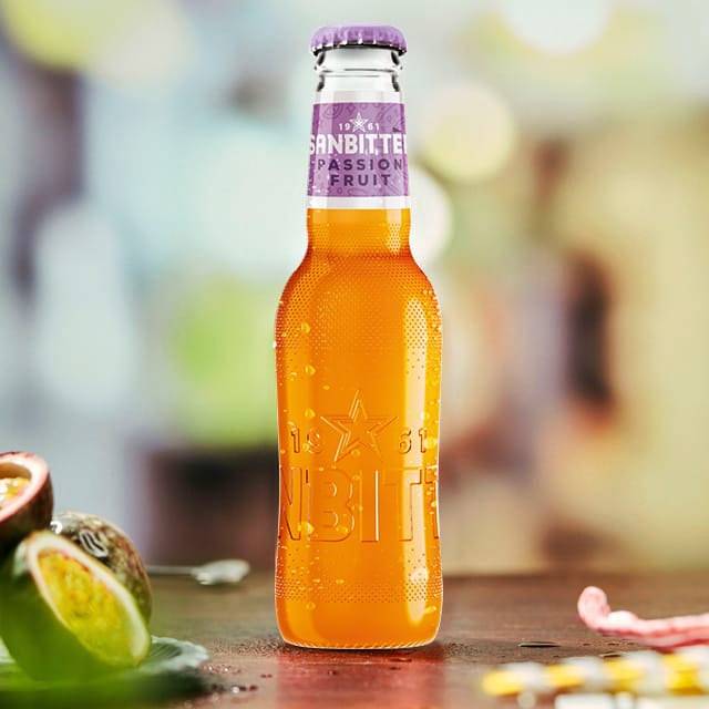 SANBITTER NON-ALCOHOLIC APERITIF PASSION FRUIT 20 CL X3 (8 in a box)