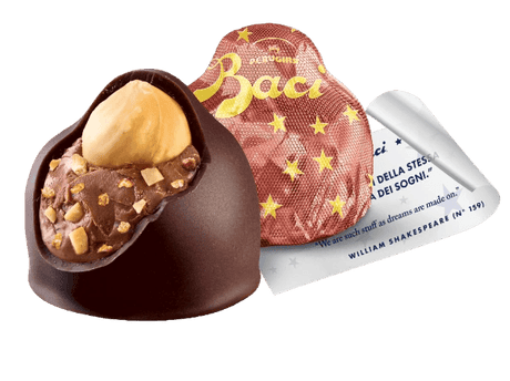 PERUGINA BACI BIJOU CARAMELLATO ALMONDS 200 GR (10 in a box)