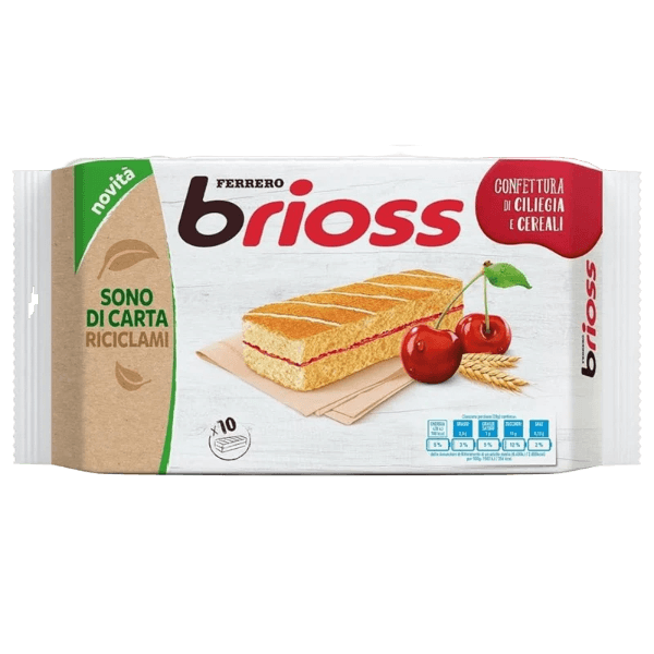 KINDER BRIOSS CHERRY X10 280 GR (12 in a box)