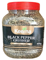 KEERNA SPICES CEYLON BLACK PEPPER CRUSHED 400 GR (1 in a box)