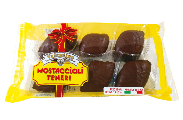 VALENTINO BISCOTTI MOSTACCIOLI TENERI TRY 400 GR (16 in a box)