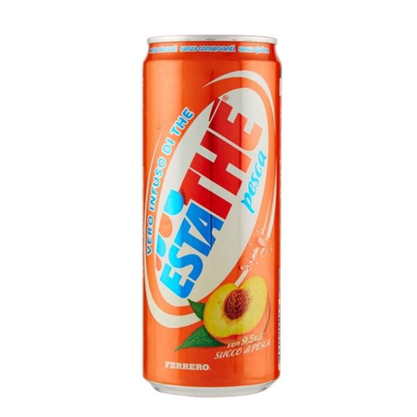 ESTATHE' TEA PEACH CANS 330 ML (24 IN A BOX)