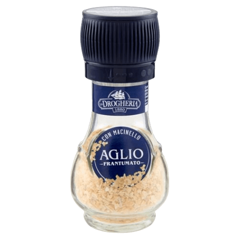 DROGHERIA ALIMENTARE SPICES GARLIC CRUSHED WITH GRINDING CAP 50 GR (6 in a box)