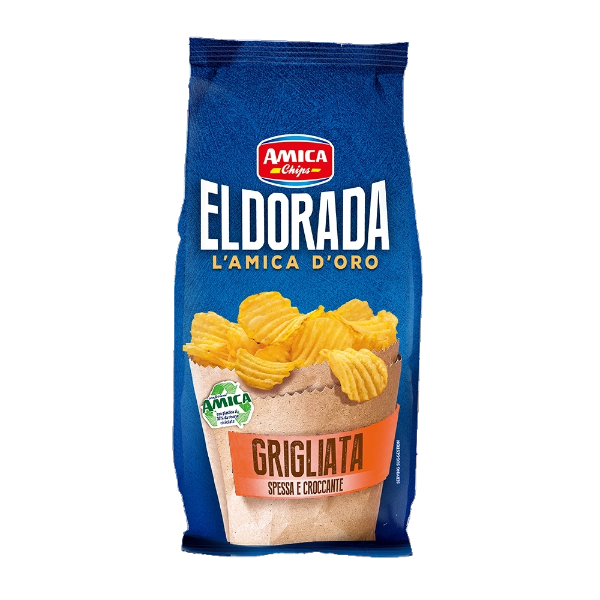 AMICA CHIPS CRISPS ELDORADA GRILL 130 GR (15 in a box)