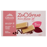 GALBUSERA WAFER ZERO GRANO CHOCOLATE GLUTEN FREE 180 GR (12 in a box)