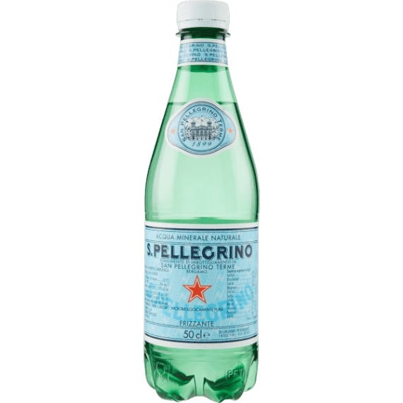 SAN PELLEGRINO CARBONATED WATER PET 500 ML (24 in a box)