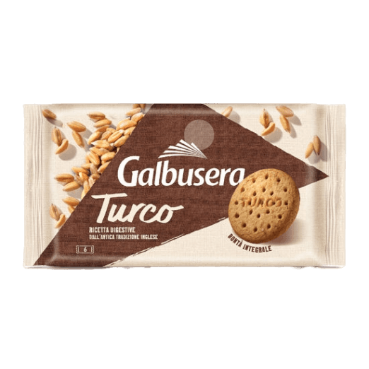 GALBUSERA BISCOTTI WHOLEMEAL IL TURCO 400 GR (9 in a box)