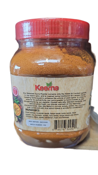 KEERNA SPICES CURRY ROASTED POWDER 300 GR (1 in a box)