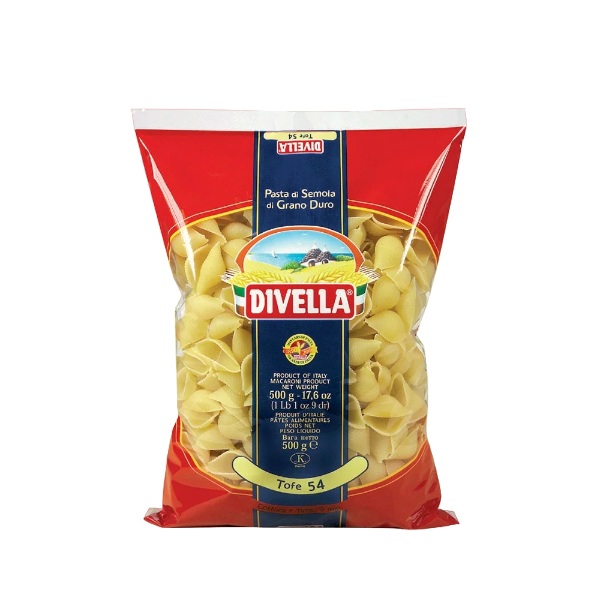 DIVELLA PASTA DI SEMOLA TOFE N.54 500 GR (24 in a box)