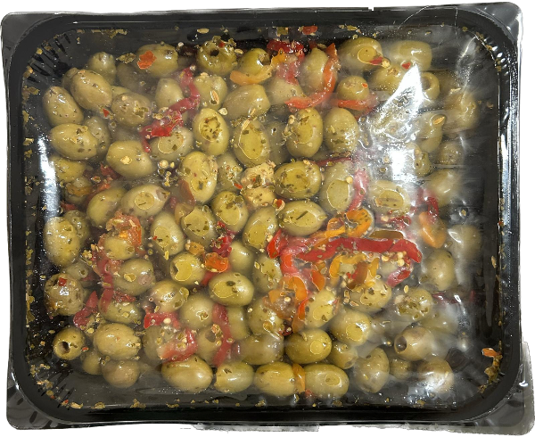 MICCIO OLIVES PITTED GREEN MARINATED IN OIL 3 KG (1 in a box)