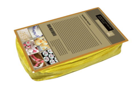 IRCA SUGARPASTE RAINBOW PASTE YELLOW  1 KG (1 in a box)