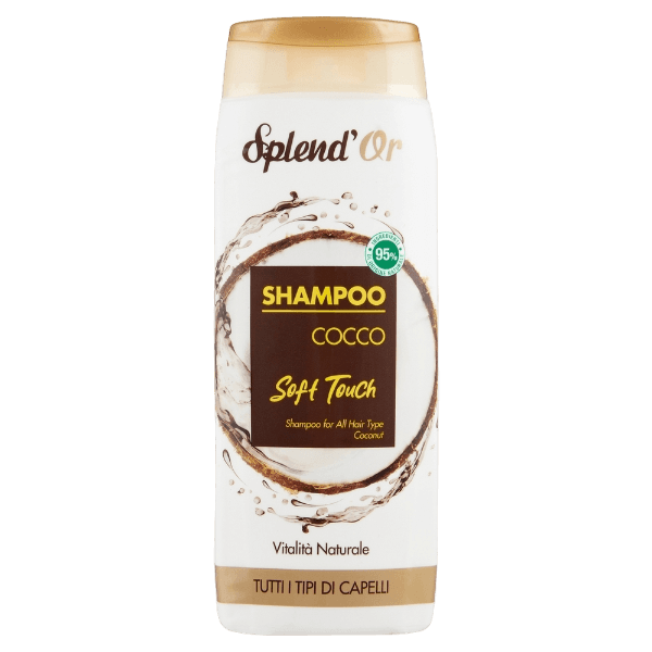 SPLEND'OR SHAMPOO COCONUT SOFT TOUCH ALL HAIR TYPES 300 ML (12 in a box)