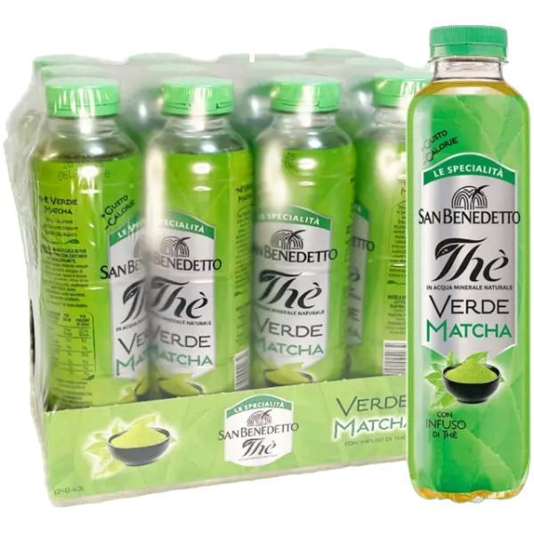 SAN BENEDETTO TEA GREEN MATCHA PET 400 ML (12 in a box)