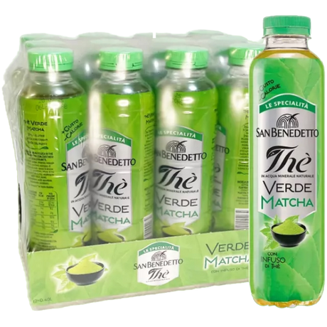 SAN BENEDETTO TEA GREEN MATCHA PET 400 ML (12 in a box)