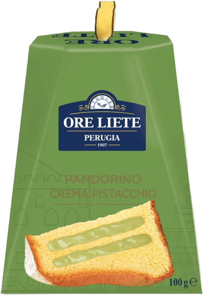 ORE LIETE MIGNON PANDORO PISTACHIO CREAM 100 GR (36 in a box)