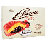 FALCONE IL PIACERE RED FRUIT SNACK BLACKBERRIES AND RASPBERRIES X4 240 GR (12 in a box)