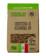TERRE DI ALTAMURA DRIED VEGETABLES LENTILS IGP 400 GR (12 in a box)