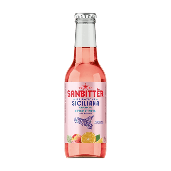 SANBITTER NON-ALCOHOLIC APERITIF SICILIANA ORANGE FIG 20 CL X3 (8 in a box)