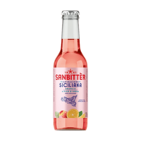 SANBITTER NON-ALCOHOLIC APERITIF SICILIANA ORANGE FIG 20 CL X3 (8 in a box)