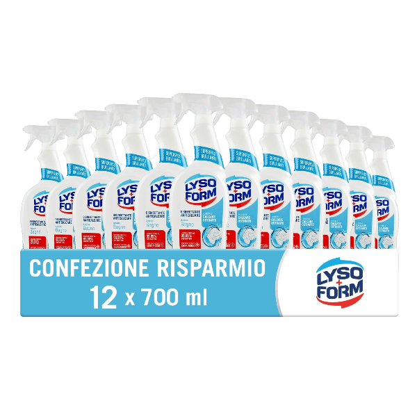 LYSOFORM DEGREASER ANTISCALE BATHROOM SPRAY 700 ML (12 in a box)