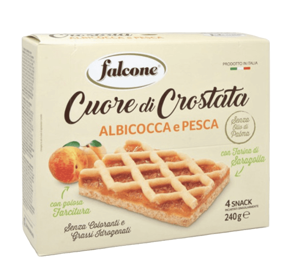 FALCONE CROSTATA APRICOT & PEACH X4 240 GR (12 in a box)