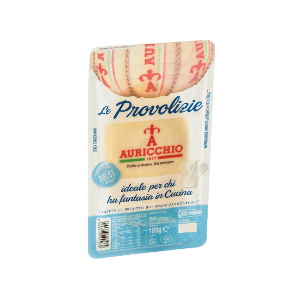 AURICCHIO PROVOLIZIE PROVOLONE CHEESE SWEET SLICED 100 GR (10 in a box)