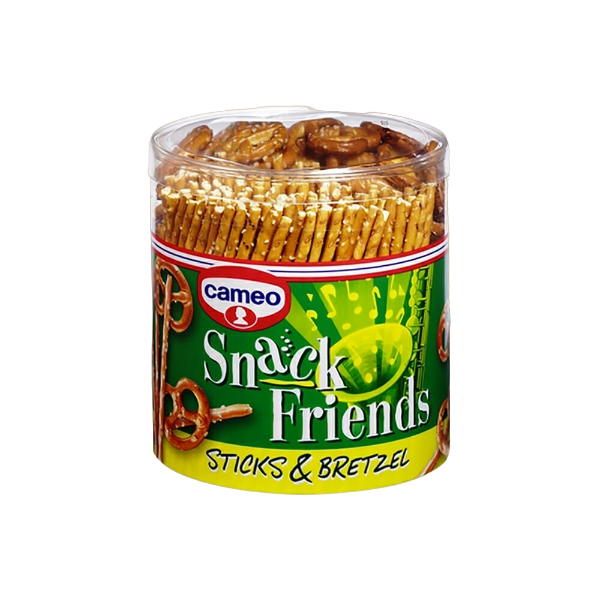 CAMEO SNACK FRIENDS SALATINI STICK & BRETZEL 300 GR (6 in a box)