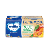 MELLIN HOMOGENIZED FRUIT MIX OF FRUITS 100 GR X2 (12 in a box)