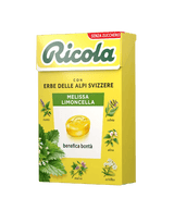 RICOLA CANDY SUGAR FREE MELISSA LIMONCELLA X2 100 GR (12 in a box)