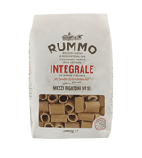 RUMMO PASTA WHOLEMEAL MEZZI RIGATONI N.51 500 GR (16 in a box)