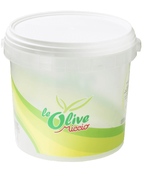 MICCIO OLIVES PITTED BLACK NOCELLARA IN OIL 3 KG (1 in a box)