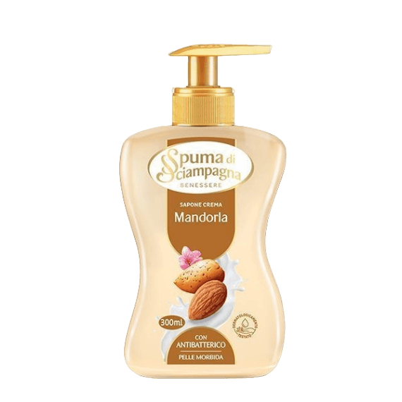 SPUMA DI SCIAMPAGNA SOAP LIQUID ALMONDS 300 ML (12 in a box)