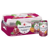 SAN PELLEGRINO POMEGRANATE AND ORANGE CANS GB 330 ML (12 in a box)