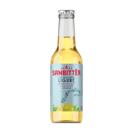 SANBITTER NON-ALCOHOLIC APERITIF LIGURE CHINOTTO BASIL 20 CL X3 (8 in a box)