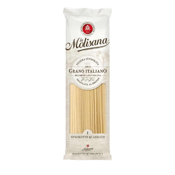 MOLISANA PASTA DI SEMOLA SPAGHETTI QUADRATI N.1 500 GR (24 in a box)