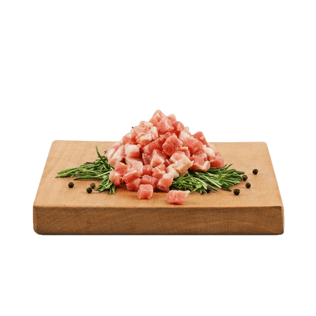 SIMONINI BACON CUBED SMOKED 500 GR (4 in a box)