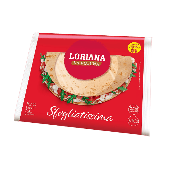LORIANA BAKERY PIADINA SFOGLIATISSIMA X3 350 GR (15 in a box)
