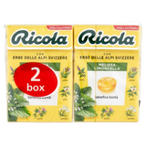 RICOLA CANDY SUGAR FREE MELISSA LIMONCELLA X2 100 GR (12 in a box)