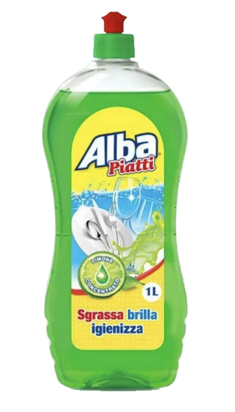 ALBA DISH DETERGENT LEMON 1 LT (12 in a box)
