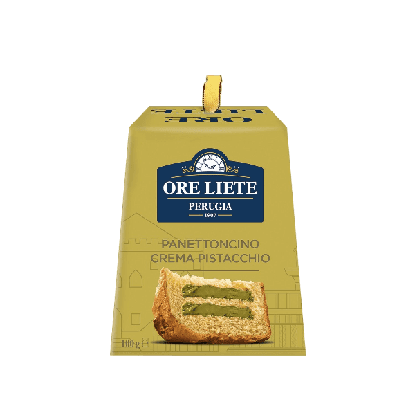 ORE LIETE MIGNON PANETTONE PISTACHIO CREAM 100 GR (36 in a box)