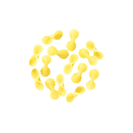 DIVELLA PASTA DI SEMOLA FORMATI SPECIALI FIOCCHETTI N.88 500 GR (24 in a box)