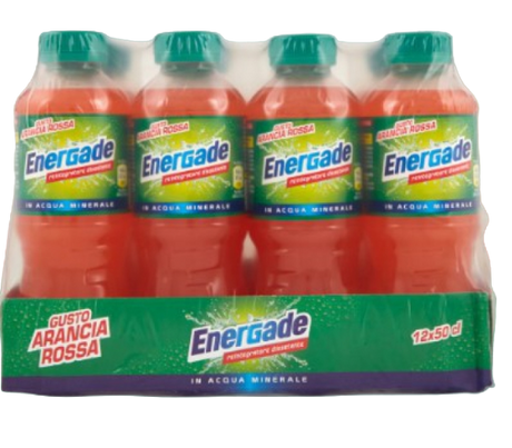 ENERGADE ENERGY DRINK BLOOD-RED ORANGE PET 500 ML (12 in a box)