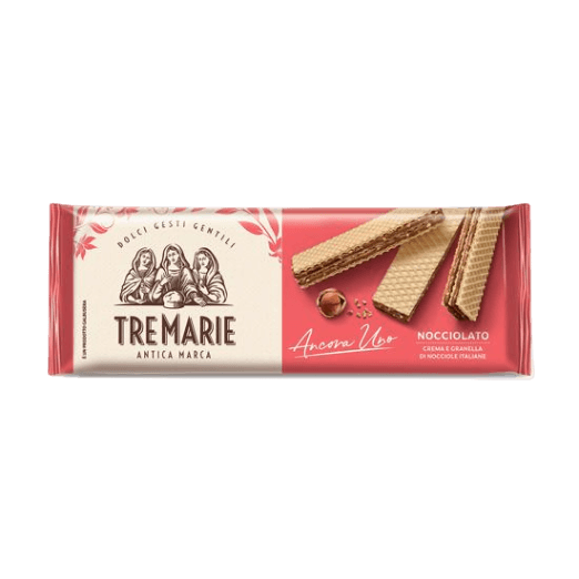 TRE MARIE WAFER ANCORA UNO NOCCIOLATO 140 GR (18 in a box)