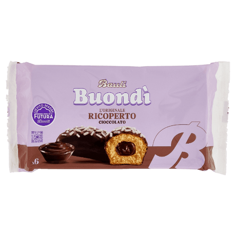 BAULI SNACK BUONDI' COVERED CHOCOLATE X6 276 GR (12 in a box)