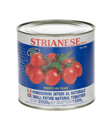 STRIANESE POMODORI INTERI AL NATURALE TIN 2.5 KG (6 in a box)
